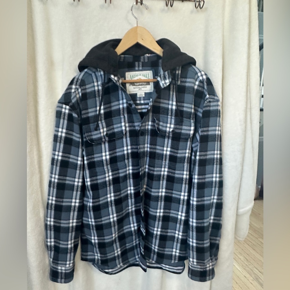 Hooded flannel